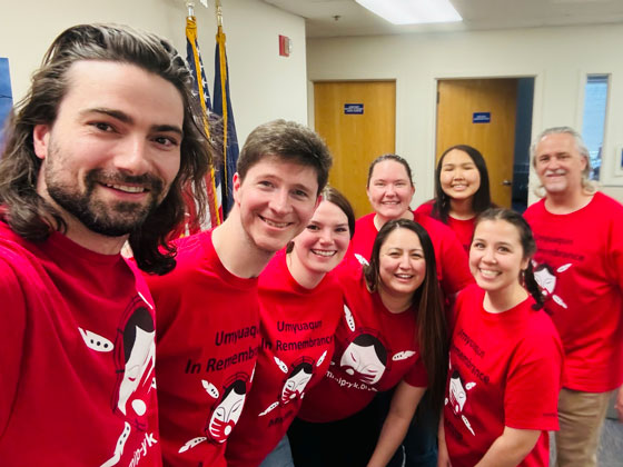 On May 3, staff from the Bethel District Attorney’s Office, including DA Mark Clark, walked in the MMIP March for Justice in Bethel.